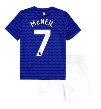 Otroški Nogometni dresi kompleti Dwight McNeil #7 Everton Domači 2025-26