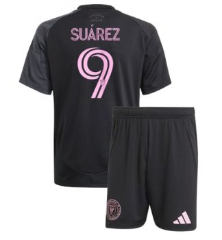 Otroški Nogometni dresi Kompleti Luis Suarez #9 Inter Miami CF Gostujoči 2025-26