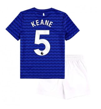 Otroški Nogometni dresi kompleti Michael Keane #5 Everton Domači 2025-26