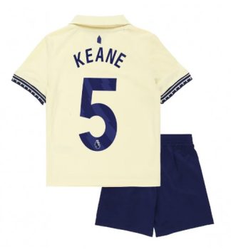 Otroški Nogometni dresi kompleti Michael Keane #5 Everton Gostujoči 2025-26