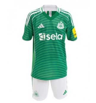 Otroški Nogometni dresi kompleti Newcastle United Gostujoči 2025-26 z lastnim tiskom