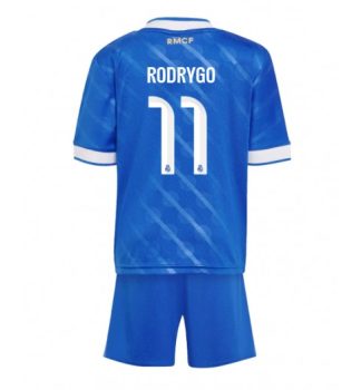Otroški Nogometni dresi kompleti Rodrygo Goes #11 Real Madrid Tretji 2025-26