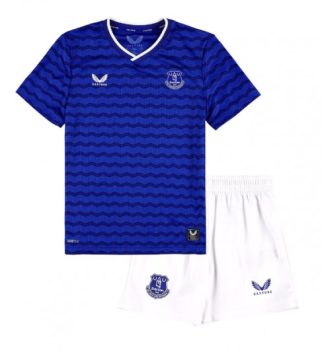 Otroški Nogometni dresi kompleti za otroke Everton Domači 2025-26 z lastnim tiskom