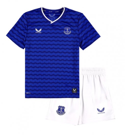 Otroški Nogometni dresi kompleti za otroke Everton Domači 2025-26 z lastnim tiskom