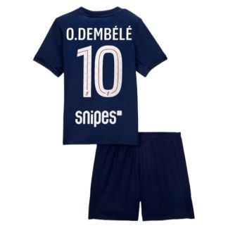 Otroški Nogometni dresi Paris Saint-Germain Ousmane Dembélé 10 PSG Domači 2025-26