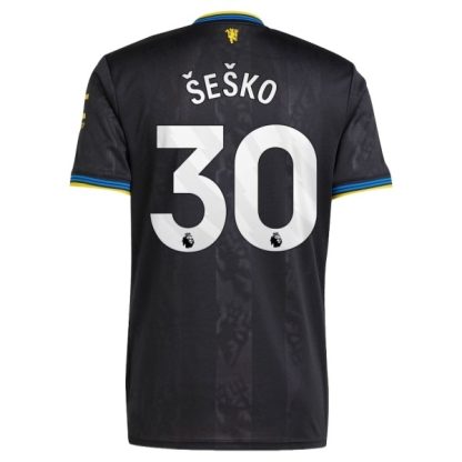 Poceni Nogometni dresi Benjamin Sesko 30 Manchester United Tretji 2025-26