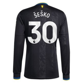 Poceni Nogometni dresi Manchester United Tretji 2025-26 Benjamin Sesko 30 Dolgi Rokav