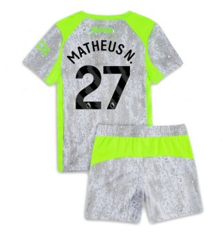 Poceni Otroški dresi kompleti Matheus Nunes #27 Manchester City Tretji 2025-26