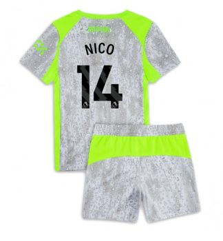 Poceni Otroški dresi kompleti Nico Gonzalez #14 Manchester City Tretji 2025-26