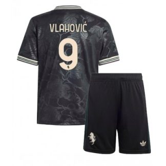 Poceni Otroški Nogometni Dres kompleti Dusan Vlahovic #9 Juventus Tretji 2025-26