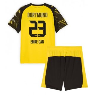 Poceni Otroški Nogometni Dresi BVB Emre Can #23 Borussia Dortmund Domači 2025-26