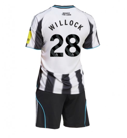 Poceni Otroški Nogometni dresi Joe Willock #28 Newcastle United Domači 2025-26
