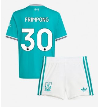 Poceni Otroški nogometni dresi Liverpool Jeremie Frimpong 30 Tretji 2025-26