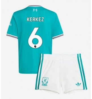 Poceni Otroški nogometni dresi Liverpool Milos Kerkez 6 Tretji 2025-26