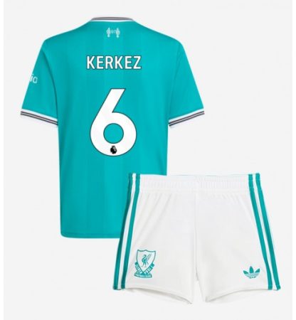 Poceni Otroški nogometni dresi Liverpool Milos Kerkez 6 Tretji 2025-26