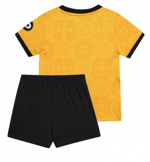 Poceni Otroški nogometni dresi Wolves Domači 2025-26 z lastnim tiskom-1