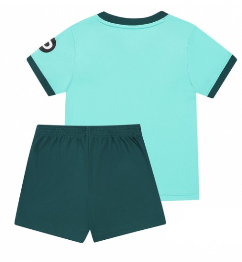 Poceni Otroški nogometni dresi Wolves Gostujoči 2025-26 z lastnim tiskom-1