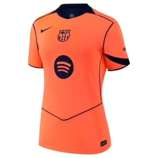 Ženski Nogometni Dres FC Barcelona Tretji 2025-26 z lastnim tiskom