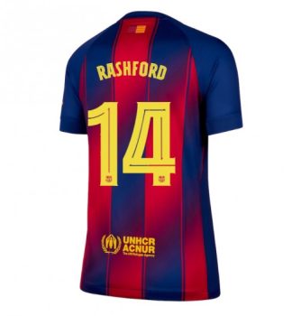 Ženski Nogometni Dres Marcus Rashford #14 FC Barcelona Domači 2025-26
