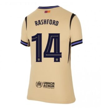 Ženski Nogometni Dres Marcus Rashford #14 FC Barcelona Gostujoči 2025-26