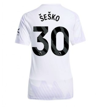 Ženski Nogometni dresi Manchester United Gostujoči 2025-26 Benjamin Sesko 30