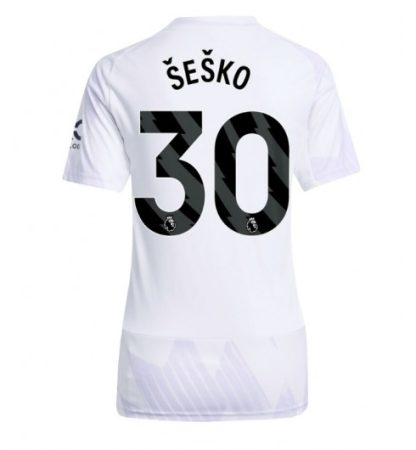 Ženski Nogometni dresi Manchester United Gostujoči 2025-26 Benjamin Sesko 30