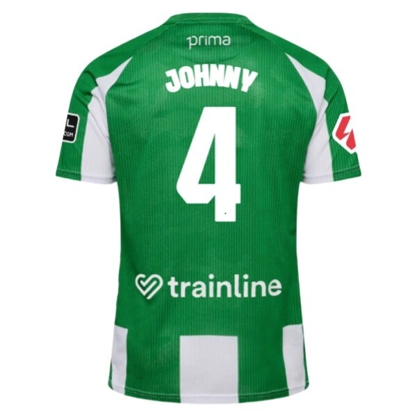 Kupiti Moški Nogometni dresi Balompié Johnny 4 Real Betis Domači 2025-26