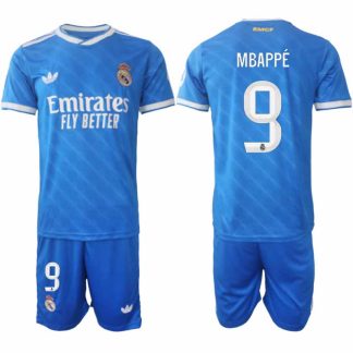 Kupiti Nogometni dresi kompleti Kylian Mbappé #9 Real Madrid Tretji 2025-26