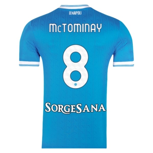 Moški Nogometna dres Scott McTominay 8 SSC Napoli Domači 2025-26 modra