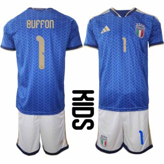 Otroški dresi komplet reprezentance Italija Gianluigi Buffon #1 Domači SP 2026