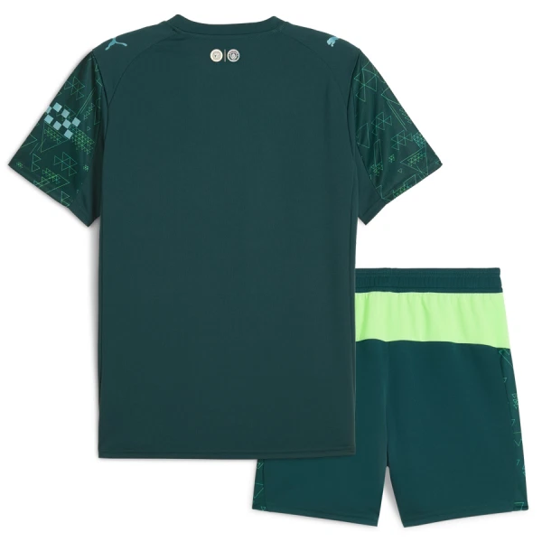 Otroški dresi kompleti Manchester City četrti 2025-26 EA Sport z lastnim tiskom-1