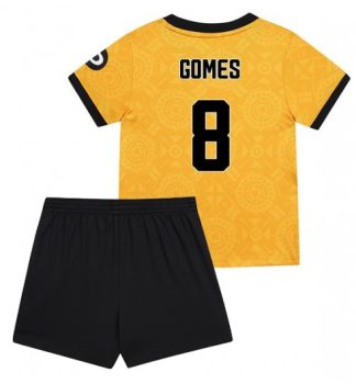 Poceni Otroški nogometni dresi Joao Gomes #8 Wolves Domači 2025-26