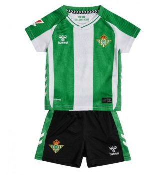 Otroški Nogometni dresi Real Betis Domači 2025-26 z lastnim tiskom