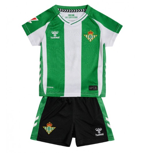 Otroški Nogometni dresi Real Betis Domači 2025-26 z lastnim tiskom