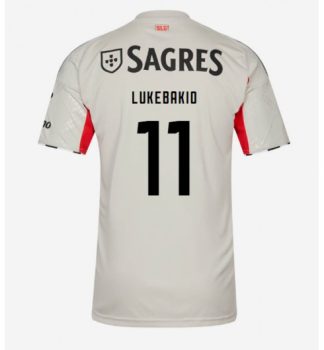 Kupite Moški Nogometni dres Dodi Lukebakio #11 Benfica Gostujoči 2025-26