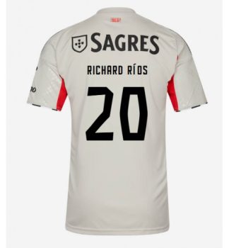 Kupite Moški Nogometni dres Richard Rios #20 Benfica Gostujoči 2025-26