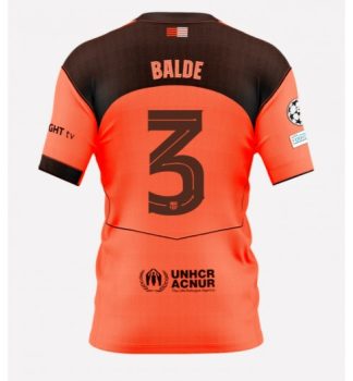 Moški Nogometni dresi Barcelona Alejandro Balde #3 Tretji 2025-26 oranžna
