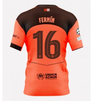 Moški Nogometni dresi Barcelona Fermin Lopez #16 Tretji 2025-26 oranžna