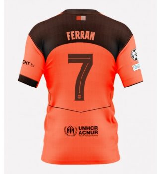 Moški Nogometni dresi Barcelona Ferran Torres #7 Tretji 2025-26 oranžna