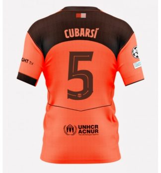 Moški Nogometni dresi Barcelona Pau Cubarsi #5 Tretji 2025-26 oranžna