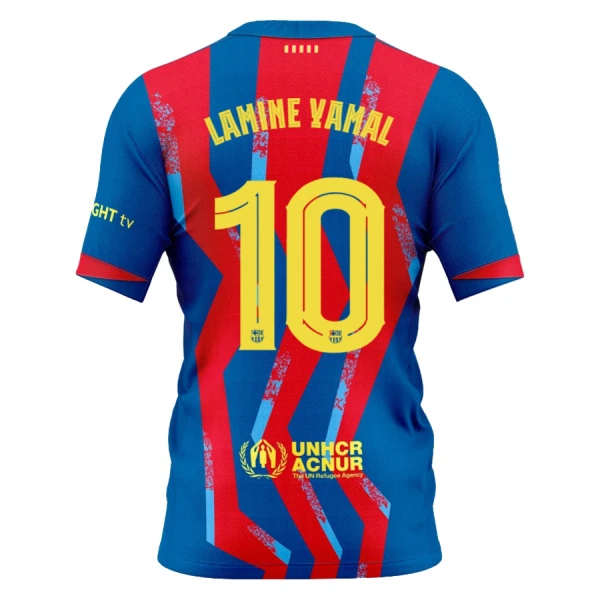 Moški Nogometni dresi Četrti Lamine Yamal #10 FC Barcelona 2025–26