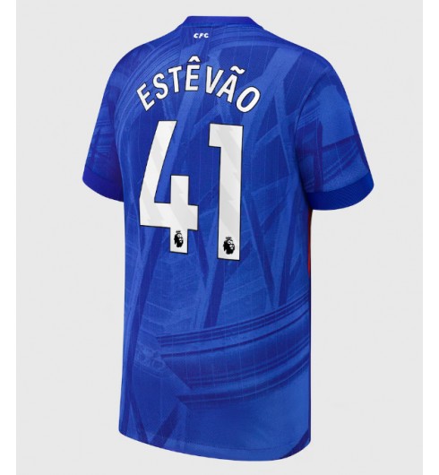 Moški Nogometni dresi Estevao Willian #41 Chelsea Domači 2025-26 modra