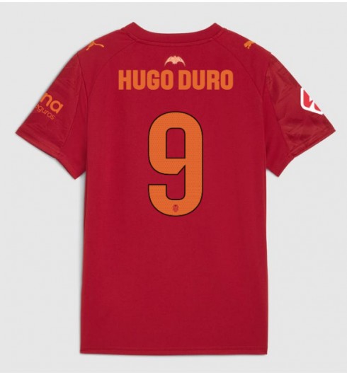 Moški Nogometni Dresi Hugo Duro #9 Valencia Gostujoči 2025-26