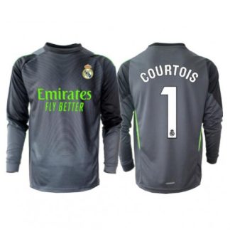 Moški Nogometni dresi Real Madrid Vratar Tretji 2025-26 tisk Thibaut Courtois 1