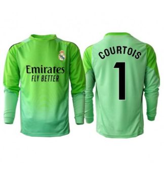 Moški Nogometni dresi Thibaut Courtois #1 Real Madrid Vratar Gostujoči 2025-26