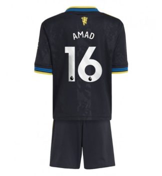 Nogometni dres za otroke Manchester United Amad Diallo #16 Tretji 2025-26