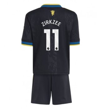 Nogometni dres za otroke Manchester United Joshua Zirkzee #11 Tretji 2025-26