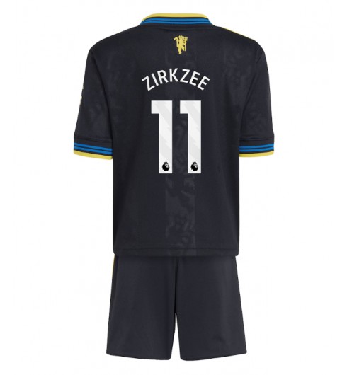 Nogometni dres za otroke Manchester United Joshua Zirkzee #11 Tretji 2025-26