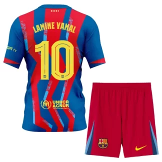 Otroški Četrti dresi Lamine Yamal #10 FC Barcelona Kompleti 2025–26