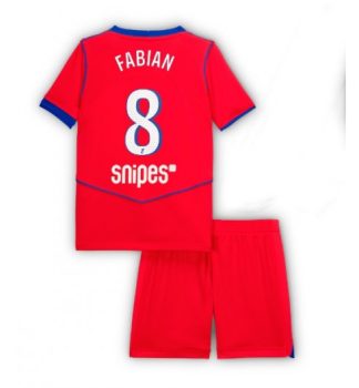 Otroški Nogometni dresi Fabian Ruiz #8 Paris Saint-Germain PSG Tretji 2025-26